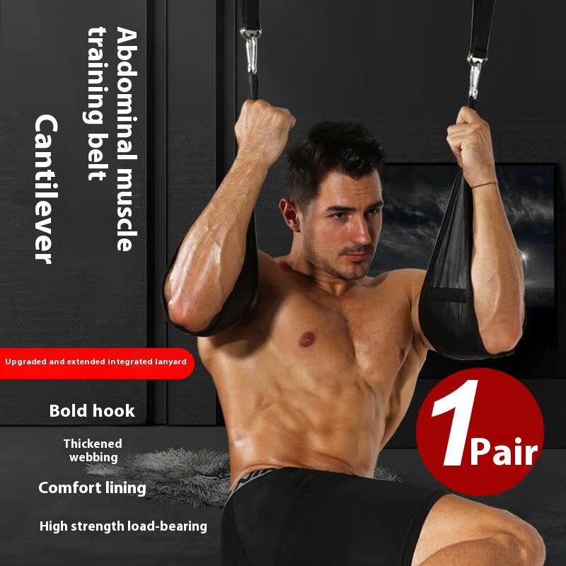 Home Gym No Equipment - สายรัดยกน้ำหนัก AB แบบทนทานต่อการฉีกขาด 1 คู่ใหม่ อุปกรณ์ออกกำลังกายสำหรับดึงข้อศอก