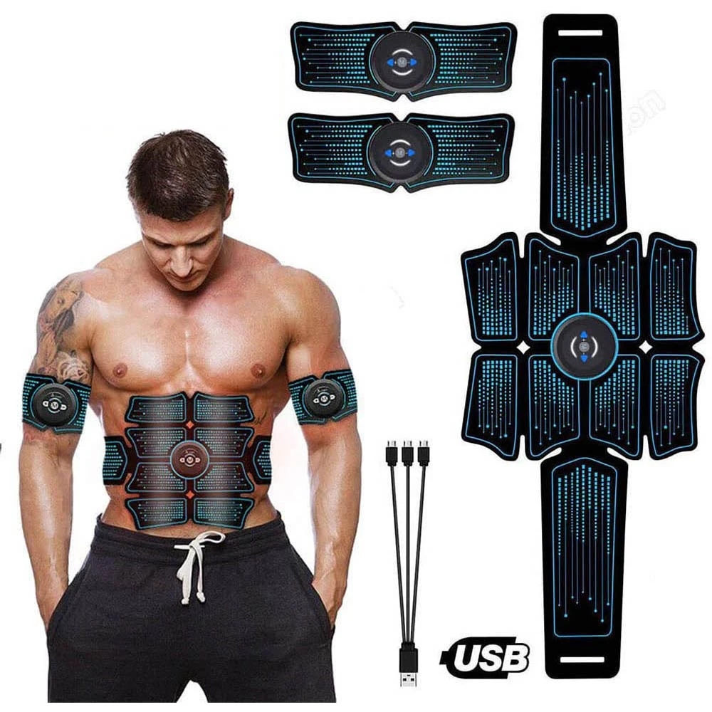 Home Gym Options - เครื่องกระตุ้นกล้ามเนื้อหน้าท้อง EMS เครื่องนวดไฟฟ้าสำหรับออกกำลังกายที่บ้าน เสริมสร้างความแข็งแรงของแกนกลางลำตัว เครื่องกระตุ้นกล้ามเนื้อสะโพก