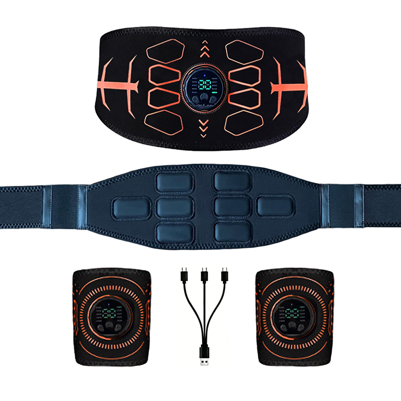 Home Gym Options - เข็มขัดกระชับหน้าท้องอัจฉริยะ เครื่องบริหารกล้ามเนื้อหน้าท้อง สำหรับการฝึกกล้ามเนื้อแขน ออกกำลังกายที่บ้าน ฟิตเนส นวด