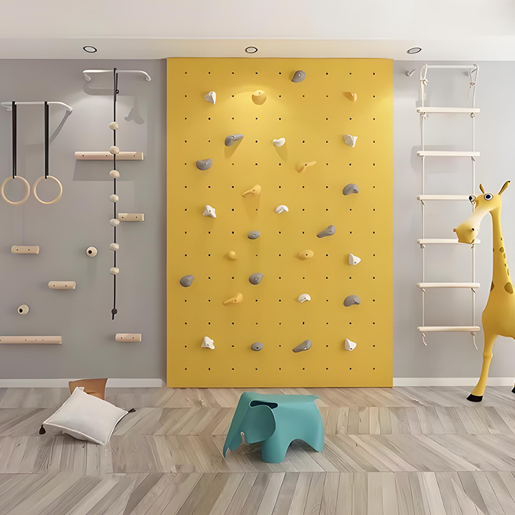 Home Gym For Toddlers - ผนังปีนป่ายในร่มสำหรับเด็กอเนกประสงค์ พร้อมสไลเดอร์ ห่วง บันได สนามเด็กเล่นสำหรับบ้าน ปลอดภัยสำหรับเด็กเล็ก