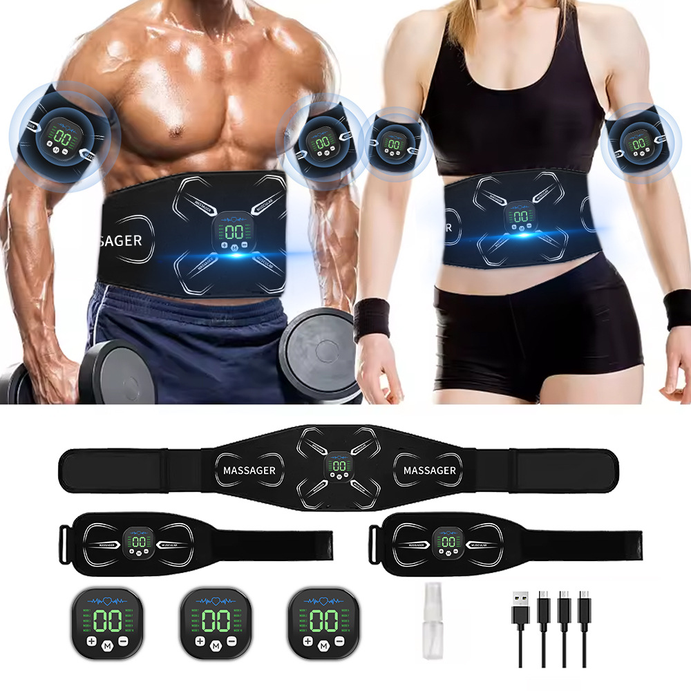 Home Gym Hack - เครื่องกระตุ้นกล้ามเนื้อ EMS เครื่องฝึกกล้ามเนื้อหน้าท้อง บริหารกล้ามเนื้อแขน หน้าท้อง ขา