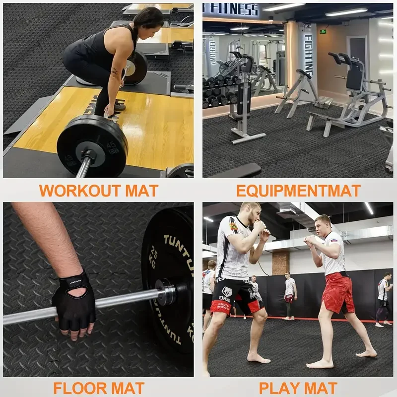 แผ่นรองพื้นยิม EVA ทนแรงกระแทก - Home Gym Options บทวิจารณ์และราคา