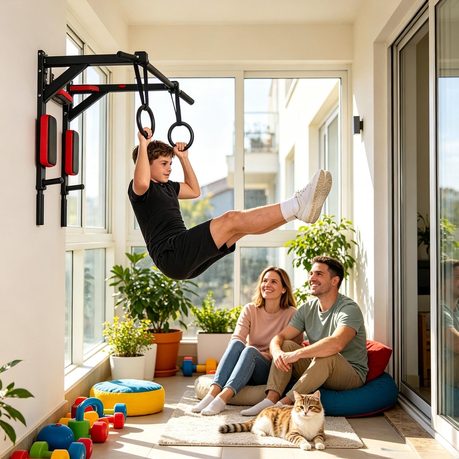 ราวดึงข้อแบบติดผนังอเนกประสงค์ - Home Gym On Wall บทวิจารณ์และราคา