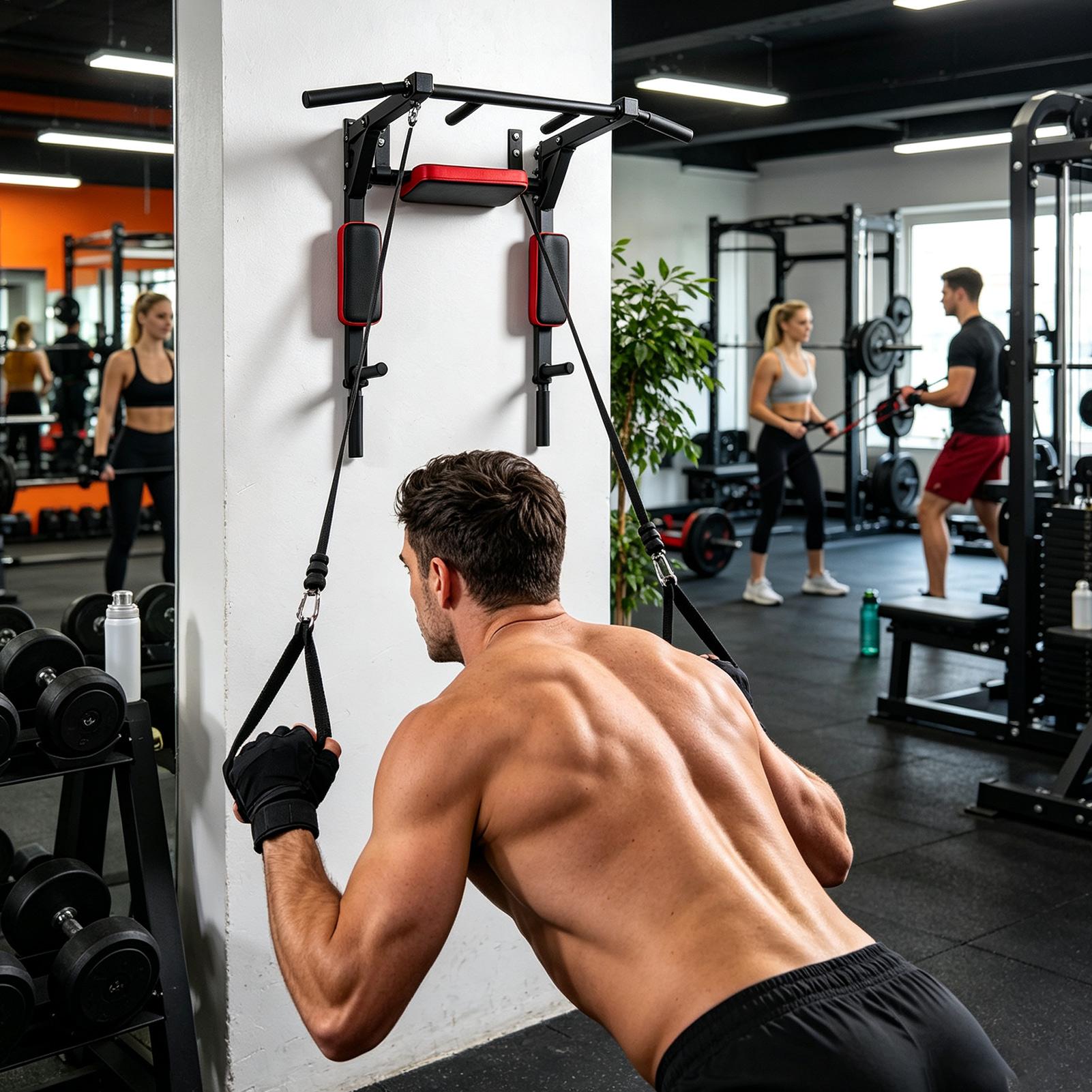 ราวดึงข้อแบบติดผนังอเนกประสงค์ - Home Gym On Wall บทวิจารณ์และราคา