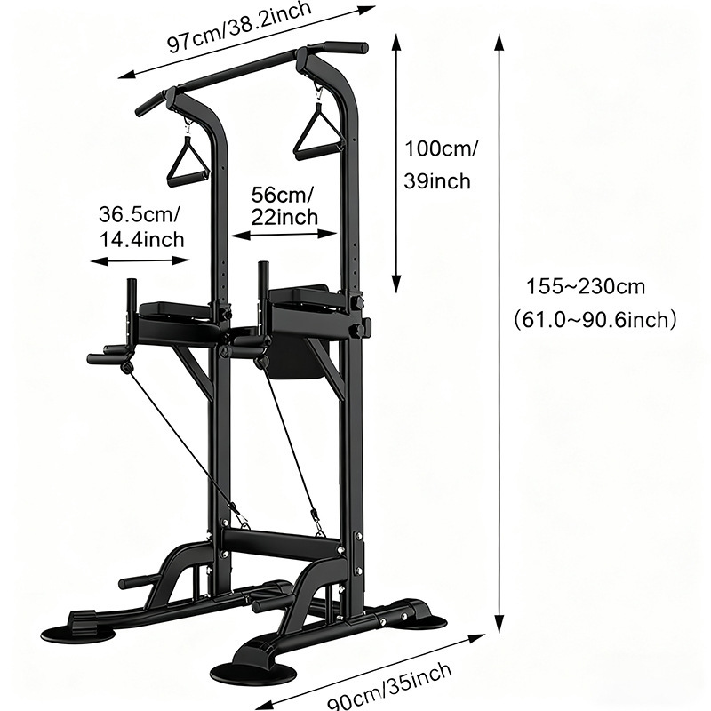 แท่นออกกำลังกายแบบดึงข้อ แท่นด - Dip Station Parallel บทวิจารณ์และราคา