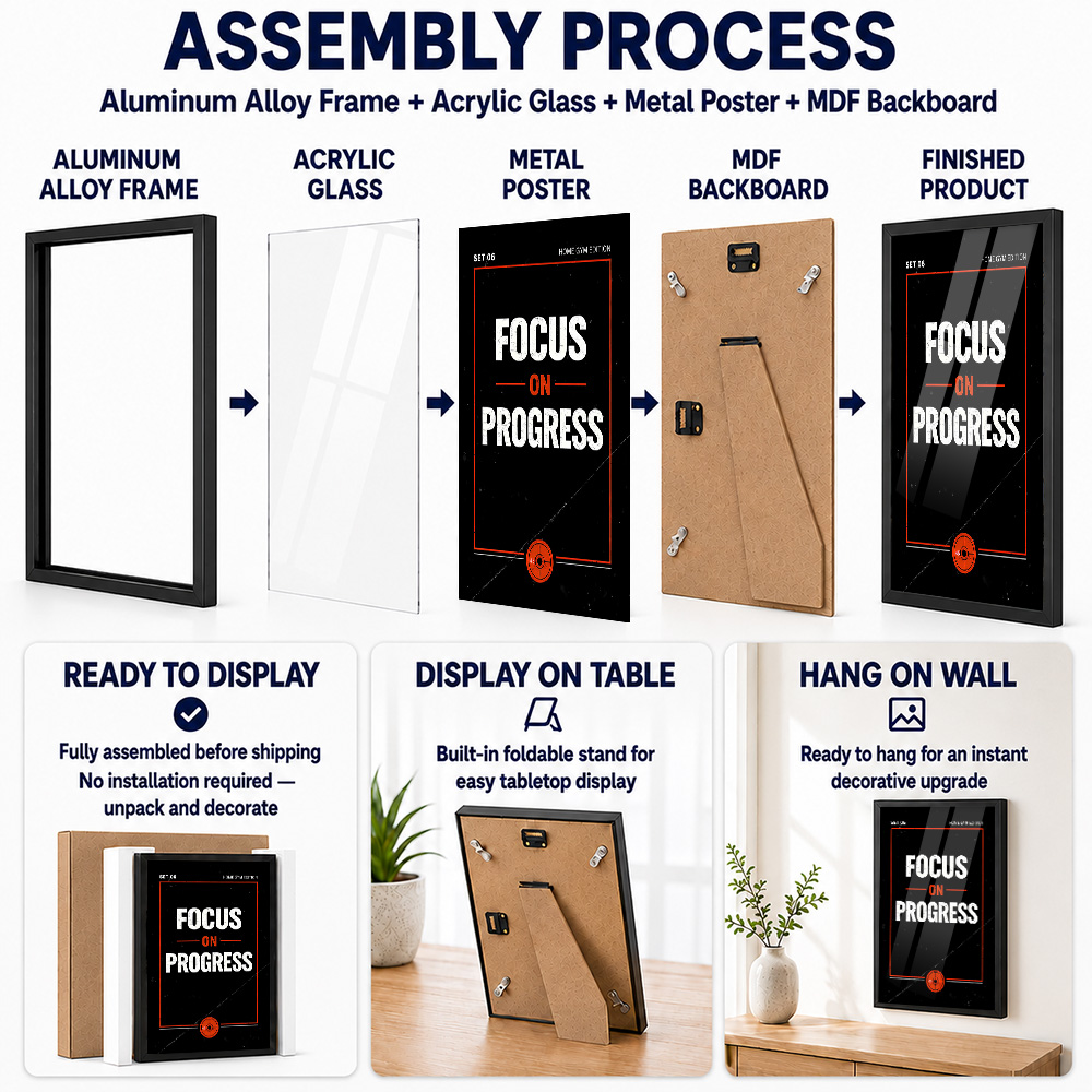 ภาพพิมพ์โลหะติดผนังแบบมีกรอบ ร - Home Gym On Wall บทวิจารณ์และราคา