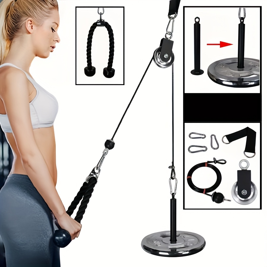 ชุดอุปกรณ์ฝึกกล้ามเนื้อหลังและ - Home Gym Diy Pulley System บทวิจารณ์และราคา