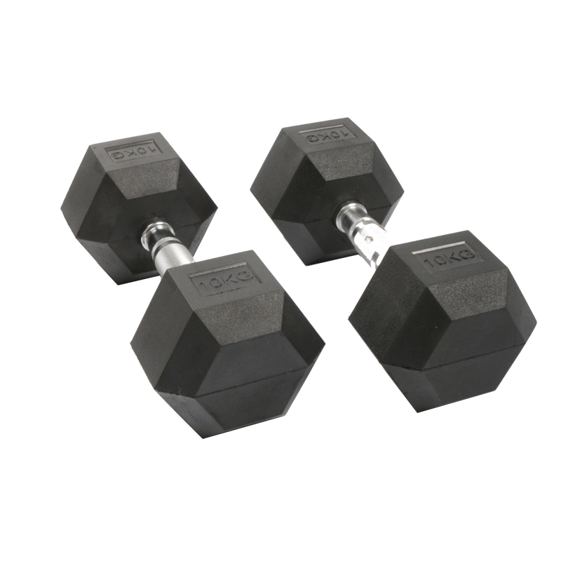 ดัมเบลหุ้มยางรูปหกเหลี่ยมแบบกำ - Home Gym No Equipment บทวิจารณ์และราคา