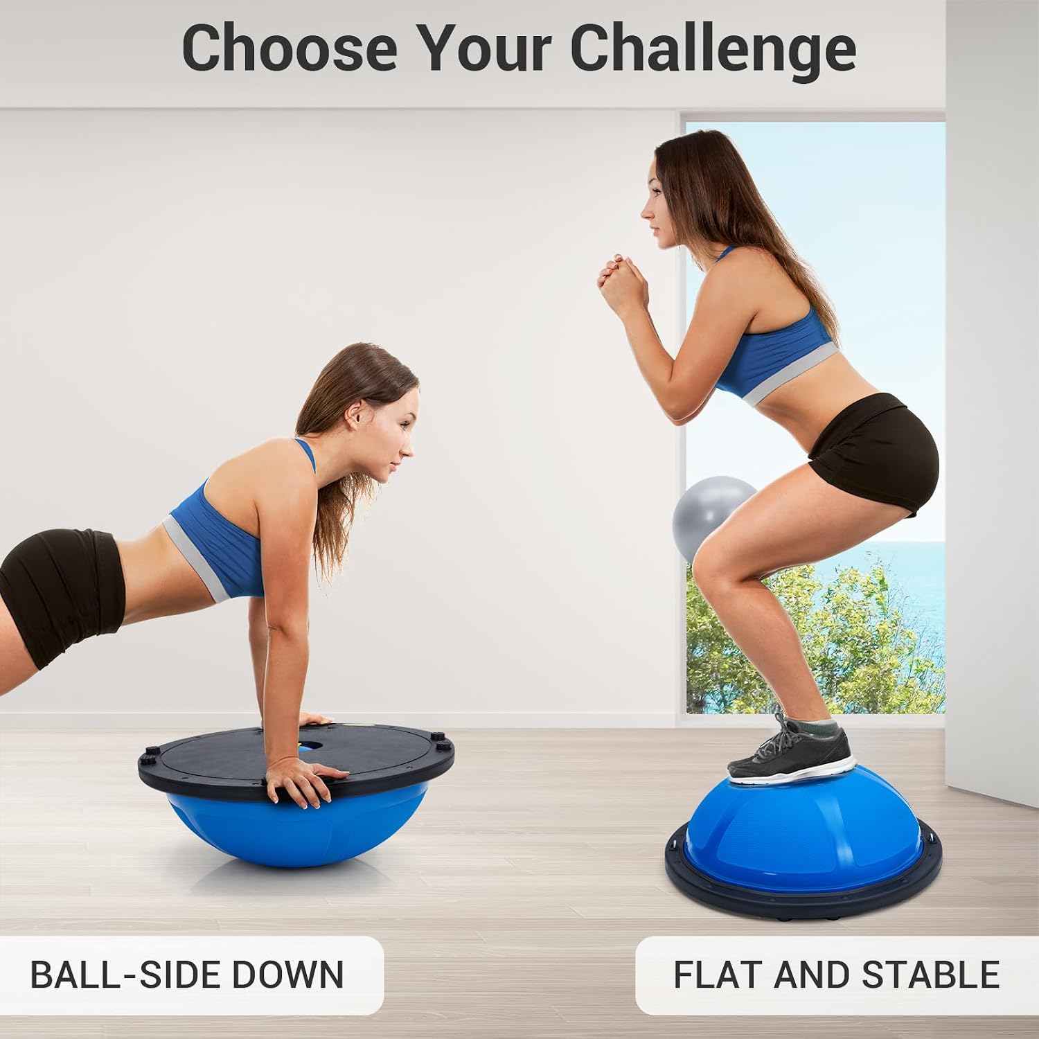 Tacleekii ลูกบอลทรงตัวครึ่งวงก - Home Gym Full Setup บทวิจารณ์และราคา