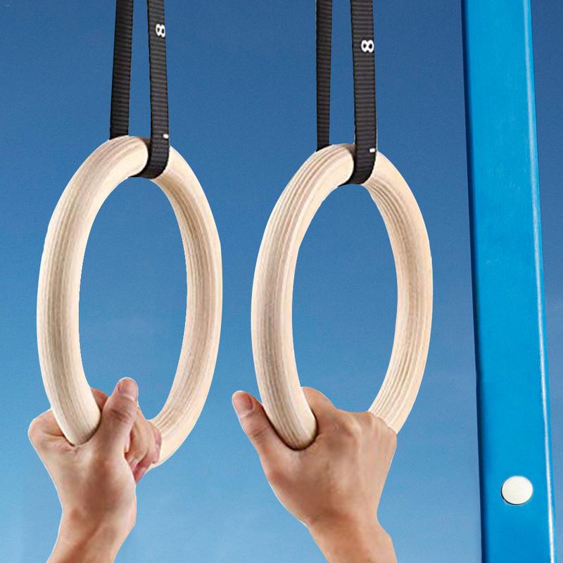 1 ชิ้นไม้เบิร์ชแหวนยิมนาสติกดึ - Home Gym Options บทวิจารณ์และราคา