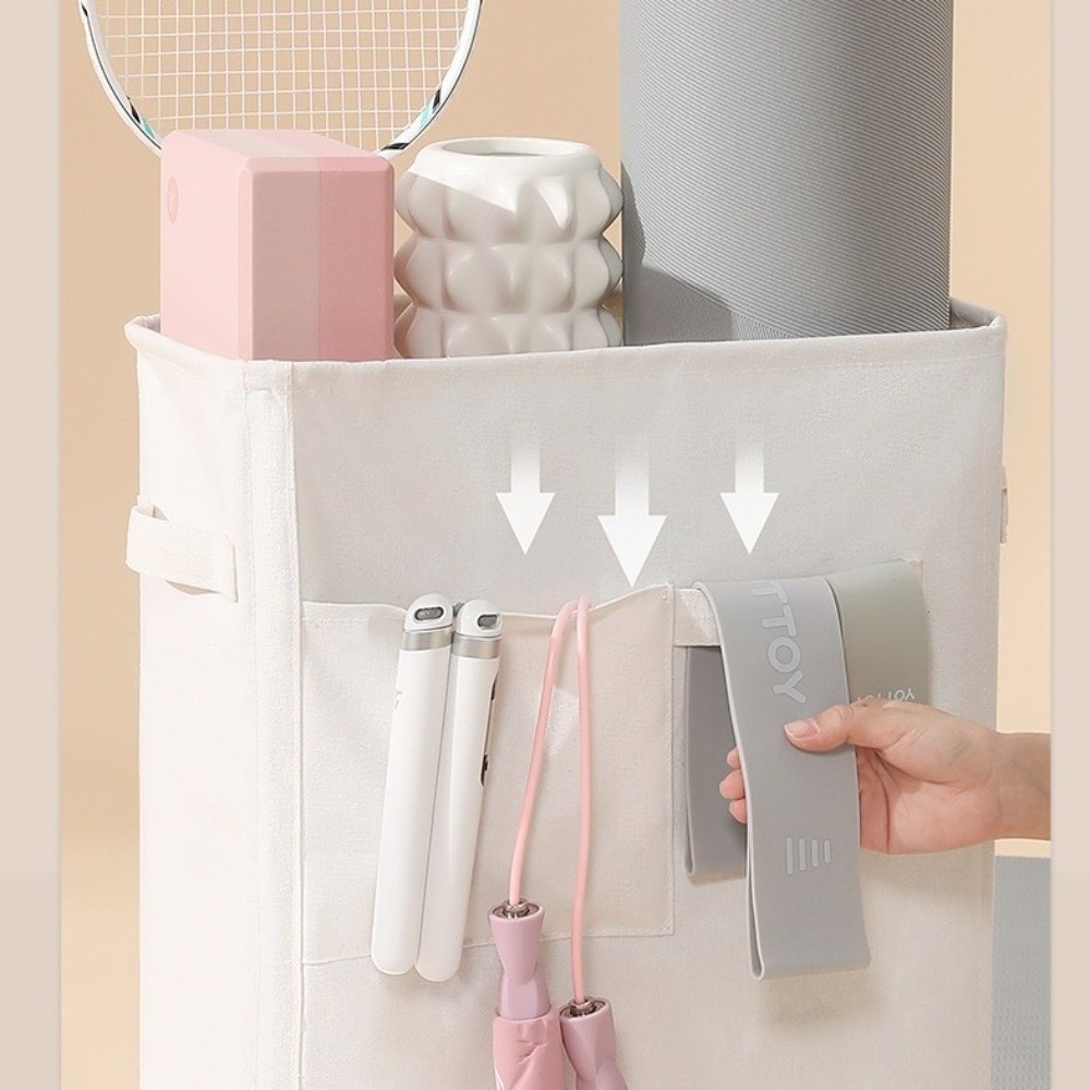 พับเสื่อโยคะตะกร้าเก็บความจุขน - Home Gym Options บทวิจารณ์และราคา