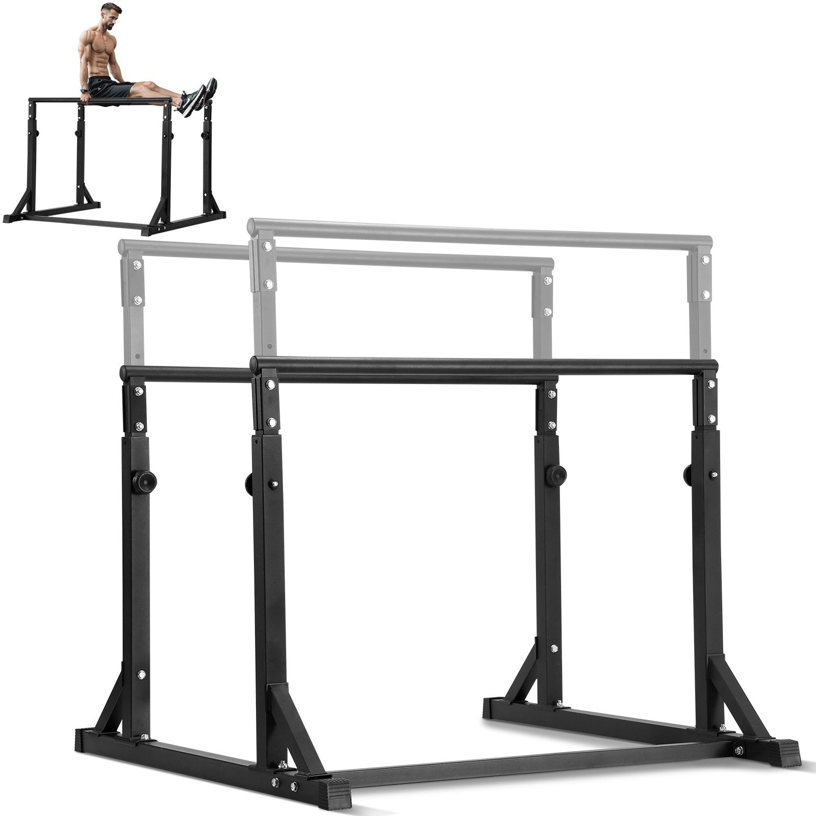 ดิปบาร์ รับน้ำหนักได้ 800 ปอนด - Dip Station Parallel บทวิจารณ์และราคา