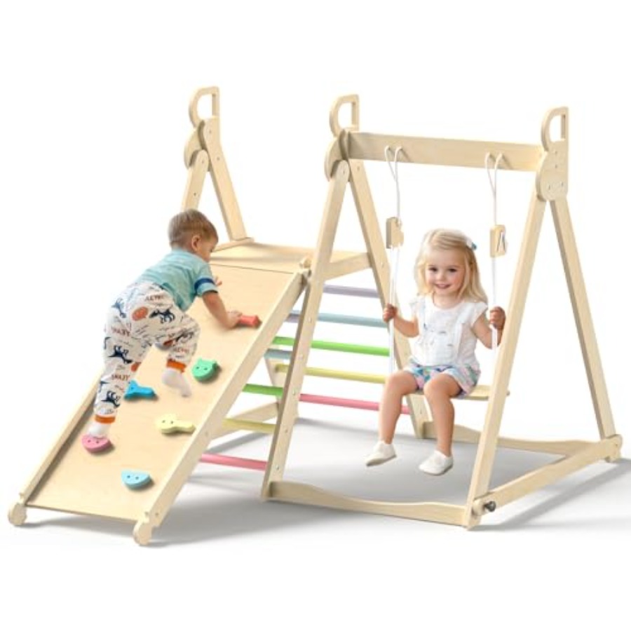 สนามเด็กเล่นในร่มสำหรับเด็กเล็ - Home Gym For Toddlers บทวิจารณ์และราคา